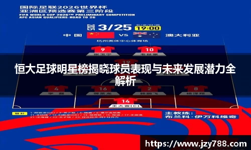 恒大足球明星榜揭晓球员表现与未来发展潜力全解析